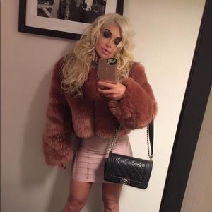 Faux Fur Pink Jacket